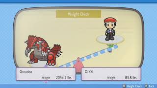 WEIGHT CHECK Pokémon BDSP [upl. by Alimhaj]