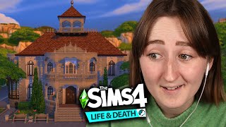 building a library with The Sims 4 Life amp Death 🪦 Streamed 11924 [upl. by Castor]