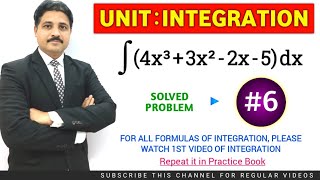 INTEGRATION SOLVED PROBLEM 6 DEFINITE INTEGRATION AND INDEFINITE INTEGRATION [upl. by Adlar]