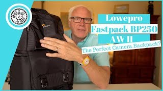 LowePro Fastpack BP250 AW II Camera Backpack with Tripod Holder [upl. by Laurene]