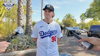 Landon Knack on Lessons from First Year Dodgers Insane World Series Parade Jersey Number Backstory [upl. by Rosalee]