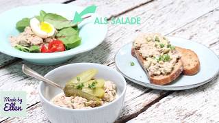 Tonijnsalade  2x recepten voor op salade en brood [upl. by Nilrak]