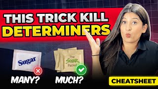 Determiners in One shot😎 Cheatsheet  Guaranteed questions🔥 BEST SHORT TRICKS✅ [upl. by Ahsiri677]