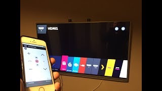 How to control your LG Smart TV with your iPhone Smartphone using the LG TV Plus app on iOS [upl. by Luapnoj]