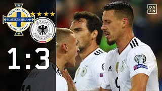 RudyTraumtor DFBTeam sichert WMTicket  Nordirland  Deutschland 13  Highlights  WMQuali [upl. by Eimmac]