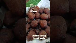 Cekodok Pisang Lemak Manis  habis sepinggan pun tak perasan cooking [upl. by Edobalo643]