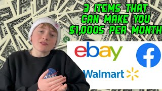 Top 3 Best Items To Sell As A Teenager 1000s Per Month [upl. by Ettenrahs]