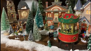 How to Setup a Christmas Village Scene [upl. by Orsa704]