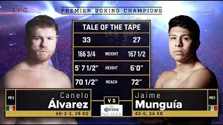 Canelo Álvarez vs Jaime Munguía  Fight Highlights  Premier Boxing Champions [upl. by Ardnoik833]