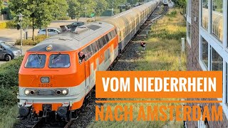 Vom Niederrhein nach Amsterdam  mit Diesel Strom und Dampf  am 14 September 2024 [upl. by Adiaj611]