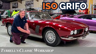 Iso Grifo The Italian Stallion with an American Heart  Tyrrells Classic Workshop [upl. by Clauddetta]