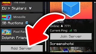 How To Join Servers On Console Minecraft Xbox PlayStation and Switch [upl. by Bunnie]