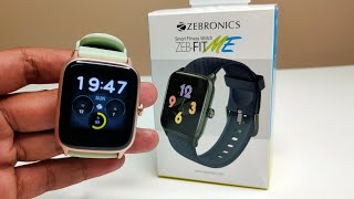 ZEBRONICS ZebFit Me Smartwatch Unboxing amp Review  Chatpat Gadgets Tv [upl. by Ignazio]