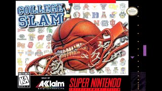 College Slam Gameplay Part 1 🏀 Super Nintendo [upl. by Llednyl]