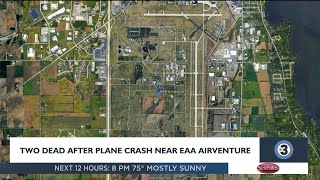 2 dead after plane crash near EAA AirVenture in Oshkosh [upl. by Crifasi151]