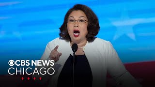 US Senator Tammy Duckworth calls Trump quotdraft dodging cowardquot [upl. by Tamarra]