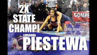 Lorianna Piestewa is a 2x State Champ 2022 NMAA Girls State Wrestling Championships [upl. by Conni]