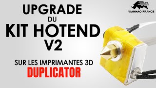 WANHAO TUTO  D12 Upgrade Hotend V2 [upl. by Deeraf678]