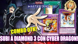 Best OTK CYBER DRAGON DECK DESTROY YOUR RIVAL YuGiOh Master Duel [upl. by Acinimod]