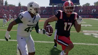 Illinois vs Michigan State  NCAA Football 1116 Full Game Highlights  College Football 25 Sim [upl. by Namolos]