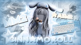 Playing MM2 As Cinnamoroll Keyboard ASMR [upl. by Otsirave904]