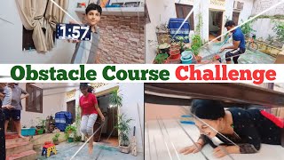 Obstacle Course Challenge with Family – Fun amp Masti 🎈 [upl. by Bambi]