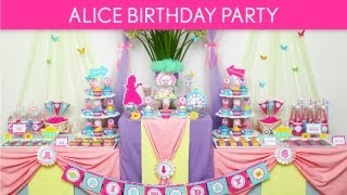 Alice in Wonderland Birthday Party Ideas  Wonderland Tea Party  B40 [upl. by Amice]