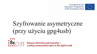 Szyfrowanie asymetryczne przy użyciu gpg4usb [upl. by Kilian]