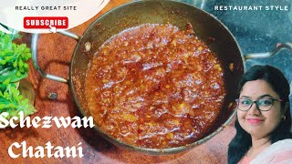 Schezwan Chutney Recipe । महीनों तक खराब नही होने वाली लहसून मिर्च की चटनी । Thecha Recipe recipe [upl. by Laubin758]