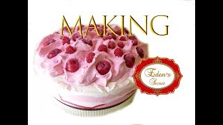 Making of The Strawberry Soap Cake [upl. by Naicad]