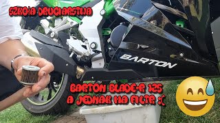 Ścigacz KatB Barton BladeR 125 Spuszczamy Ceratec i A Jednak Ten Silnik Ma Filtr Oleju [upl. by Jillane]