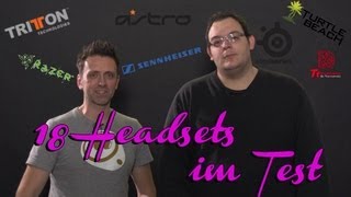 Der große HeadsetTest  18 Headsets im Test [upl. by Etnovert]