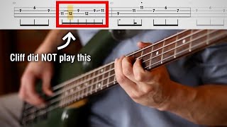 Orion Bass Interlude  Alternate Version TABS [upl. by Nosirrag]