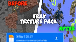 Minecraft Pe Xray Texture Pack For Mcpe 120 [upl. by Gnivre]