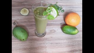 কাঁচা আমের শরবতজুস  Green Mango Juice Bangladeshi  Kacha Amer Shorbot Recipe [upl. by Uriia]