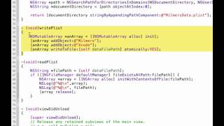 iPhone Programming  ReadingWriting plist Files [upl. by Lihcox]
