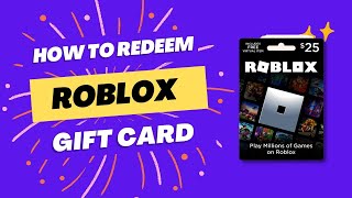 How To Redeem Roblox Gift Card Codes  Mobile AND Desktop [upl. by Symon]