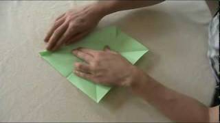 Origami Vogel  flapping Bird  Faltanleitung  Tutorial  Easy [upl. by Nimzaj849]