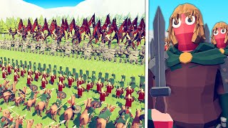 Leading An Epic Siege vs MASSIVE ARMY  Totally Accurate Battle Simulator [upl. by Jessalin]