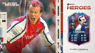 FIFA 22 FUT HEROES LJUNGBERG REVIEW  86 HEROES LJUNGBERG PLAYER REVIEW  FIFA 22 ULTIMATE TEAM [upl. by Tarton]