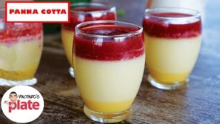 AUTHENTIC PANNA COTTA RECIPE  How to make Strawberry Panna Cotta [upl. by Elleirua]