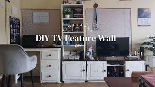 A Simple DIY Feature Wall Timelapse [upl. by Swanson159]