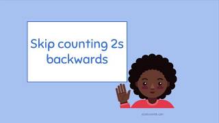 Skip counting by 2s backwards [upl. by Assereht]