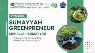 Sumayyah Greenpreneur Project  Hult Prize 2024 [upl. by Urbanna345]