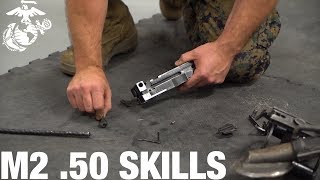 How to Assemble and Disassemble an M2 50 Cal Machine Gun  Marine Infantry Knowledge [upl. by Abrahams]