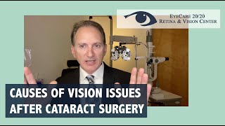 Vision Issues After Cataract Surgery  FAQs EyeCare 2020 Retina amp Vision Center [upl. by Croix]