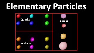 Elementary particles  leptons  Quarks and Leptons  What is Quarks [upl. by Yelkcub]