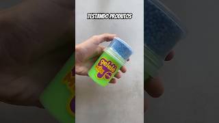 Testando produtos novos de slime comentem mais produtos para eu testar slime asmr slimeasmr [upl. by Leeann4]