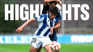 HIGHLIGHTS  2ªRFEF 2425  J4  Real Sociedad C 0  1 SD Eibar B [upl. by Lledniw]