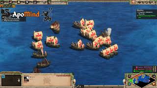 Lepanto DIFÍCIL Batallas históricas  Age of Empires II Definitive Edition AoE2DE [upl. by Adnuahsar]